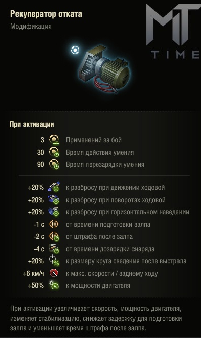 рекуператор отката