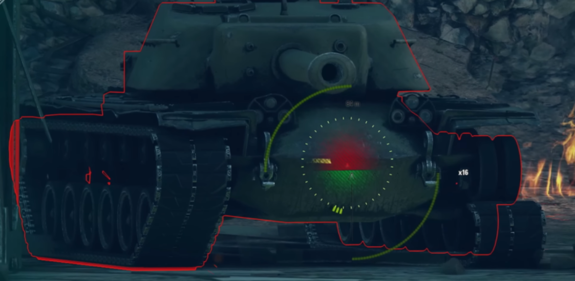 world of tanks подсветка брони в бою