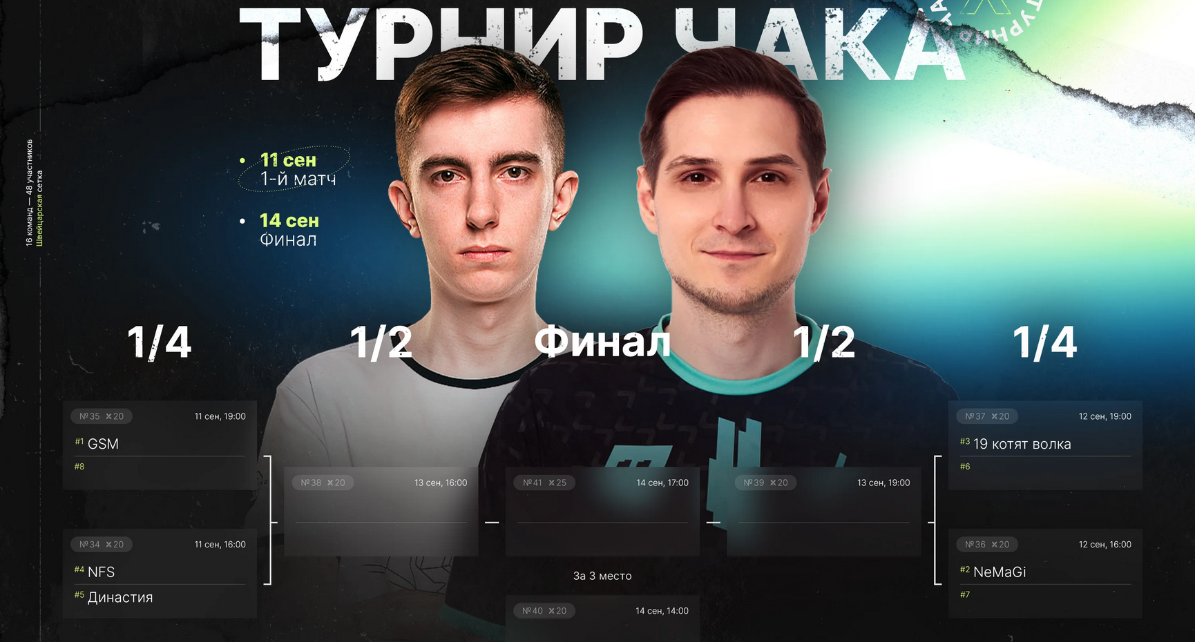 турнир чака турнирная сетка